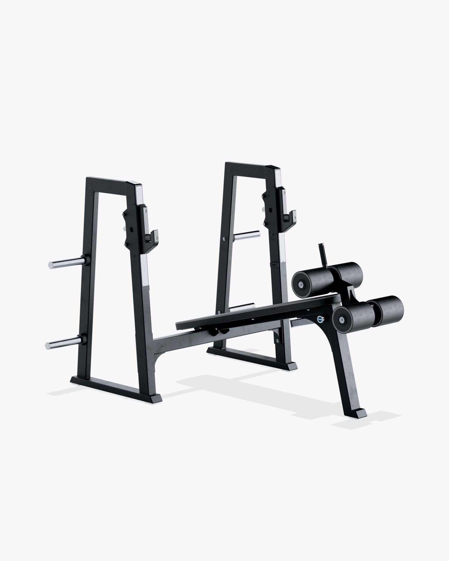 Olympic Decline Bench - Black/Skai Black | Eleiko