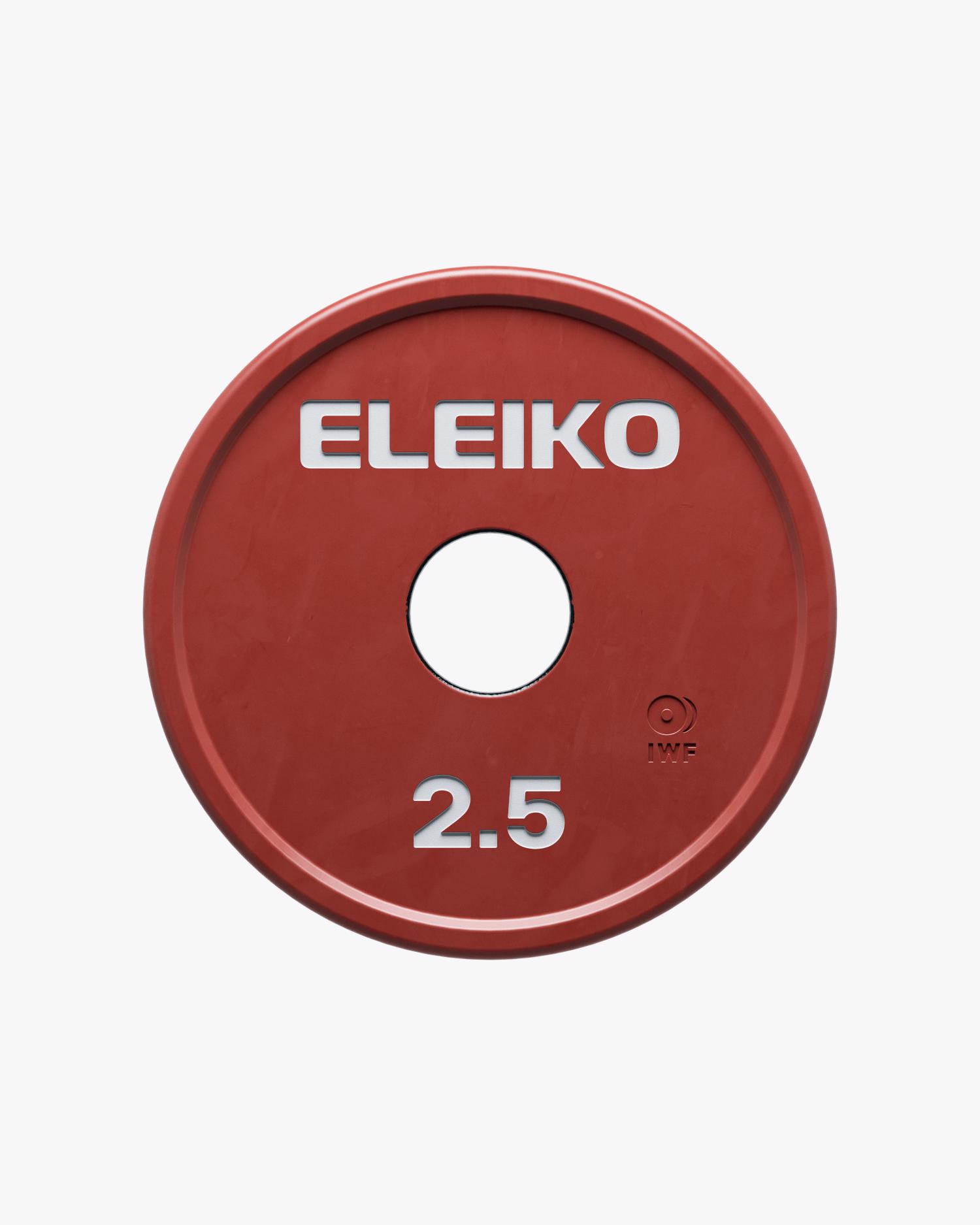 ELEIKO チェンジプレート IWF公認品2.5kg2枚セット IWF Change Plate - 2.5 kg RC | Eleiko