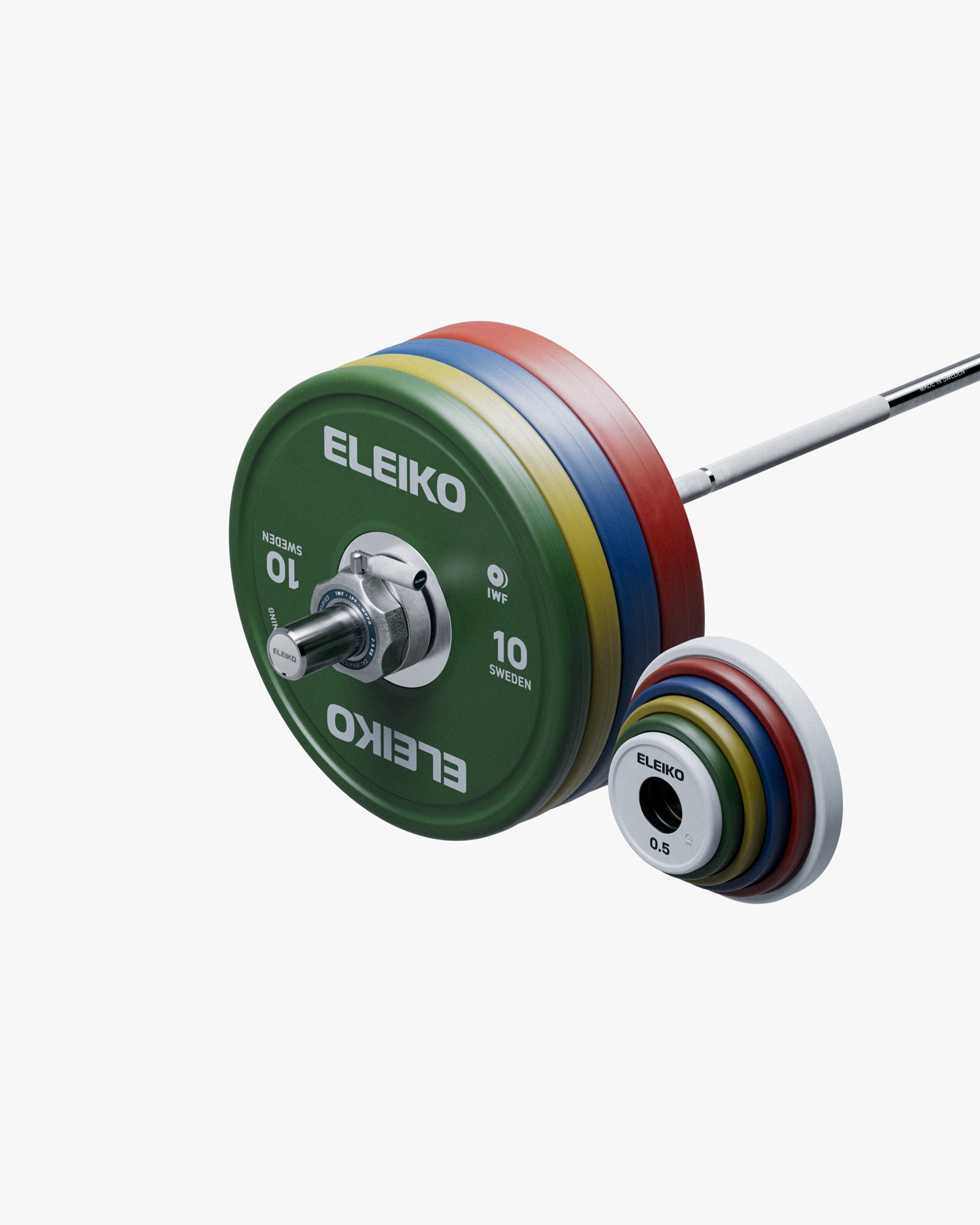 IWF Weightlifting Training Weight Set - 185 kg, women, RC | Eleiko