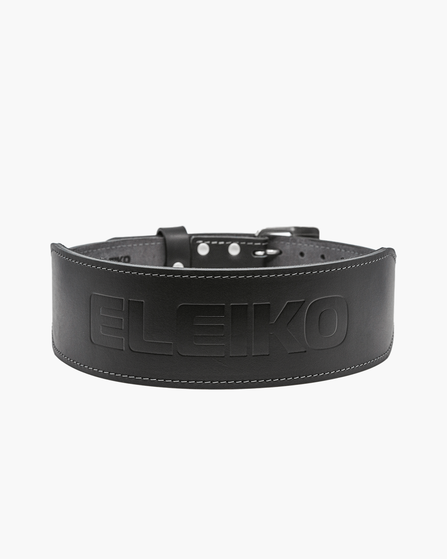 thumbnail image 2 of DEFY Genuine Leather Lever Powerlifting Belt – Black, Unisex, Gym & Crossfit Training 2 of 4